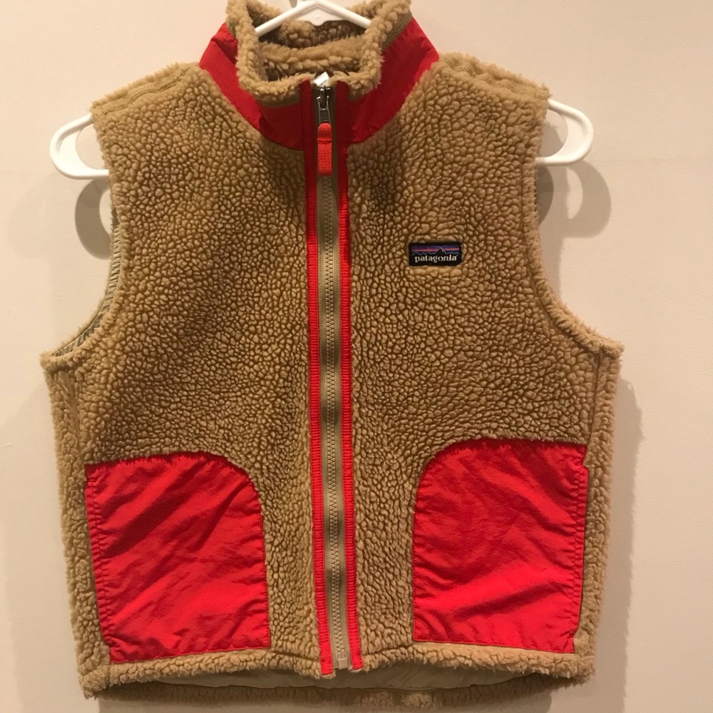 Patagonia boys M fleece retro vest